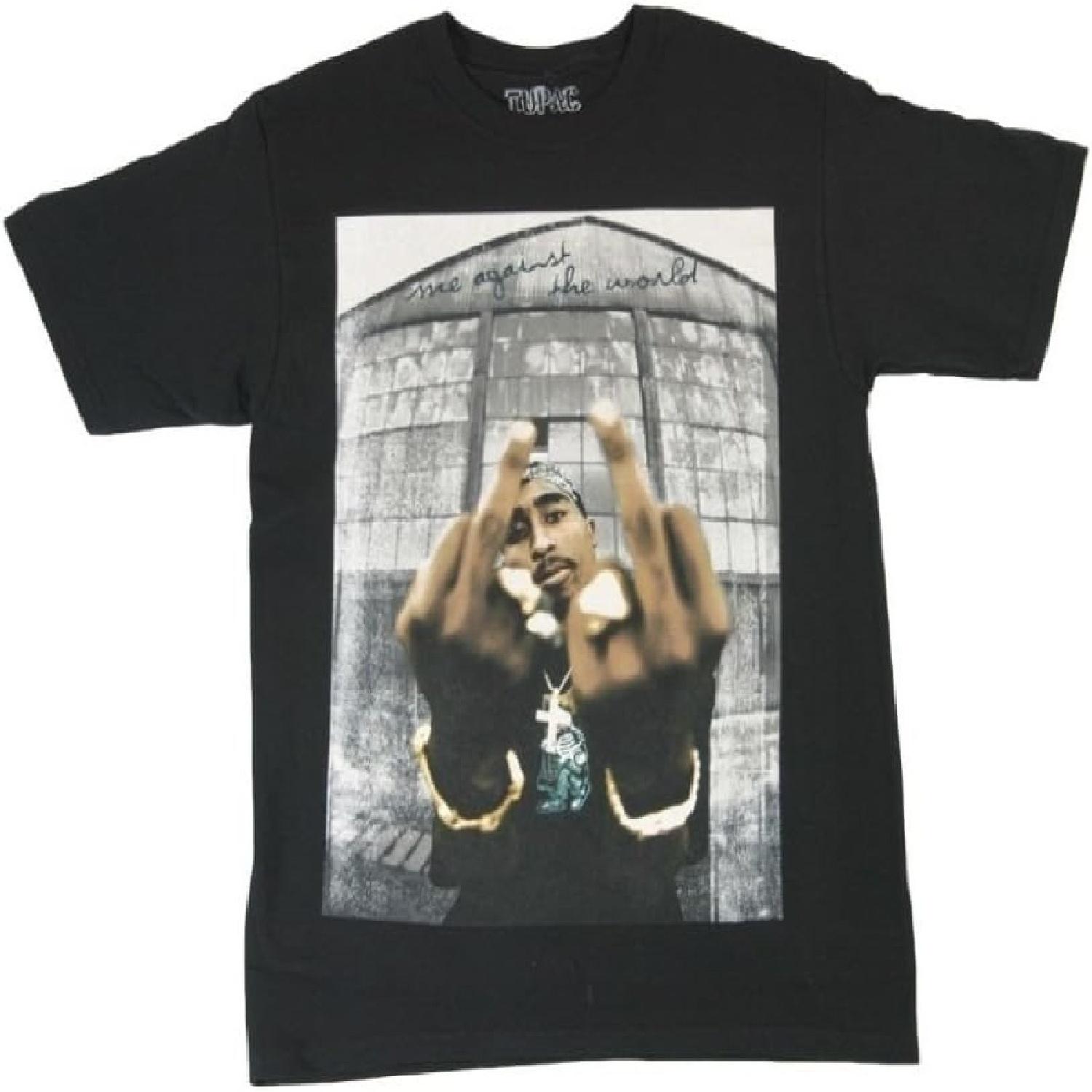 

Mens Tupac 2pac Me Against The World T-shirt XXL XXXXXL чёрный