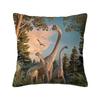Brachiosaurus Walk Hug Pillowcase  Dinosaurs Backpack Cojines Garden DIY Printed Office Coussin Covers Decorative