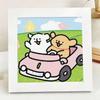 Ins Line Puppy Diamond Painting DIY Cute Cartoon Handmade Educational Gift for Kids