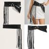 Gothic Punk Punk Belt With Metal Pin Buckle For Casual Street Style
