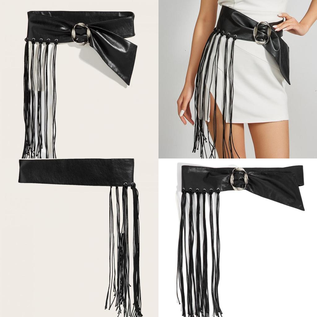 Gothic Punk Punk Belt With Metal Pin Buckle For Casual Street Style