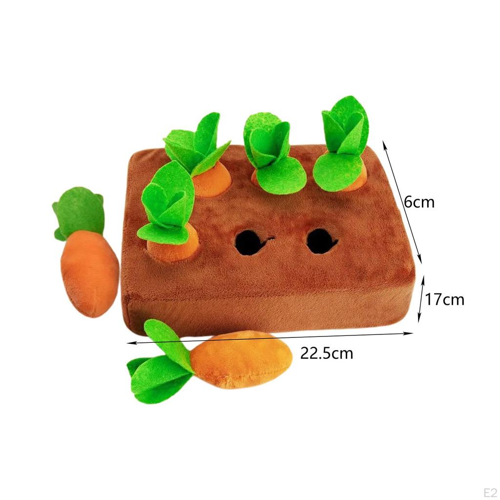 Carrot Toy Interactive games Montessori Toys for Activity Gifts Counting Pulling