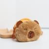 Creative Capybara Anime Plush Coin Purse  Kawaii Mini Coin Purse Round Cartoon Bags Pendant Headphone Organizer