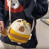 Large Capacity Capybara Nylon Bag Plush Doll Pendant Creative Crossbody Bag  Friends