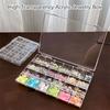12/21/24 Przegród Pudełko Organizer na Nail Art Brokat Dżety Kamienie Szlachetne Etui do Przechowywania Pudełko DIY Biżuteria Koraliki Organizer do Haftu Pojemnik