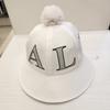 Golf Feminine Corsage Decorated English Logo Bucket Hat