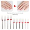 10pcs Ceramic Nail Art Drill Bits Set  Suitable For Professionals & Beginners