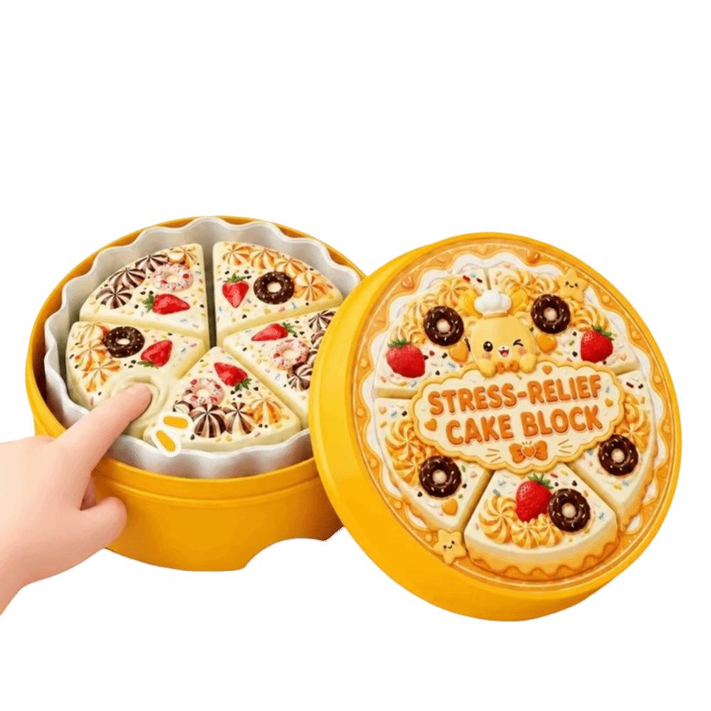 Key Cap Clicker Simulation Cake box Set Fingertip Pressure Sensory Clicker Toys  Children's Gift