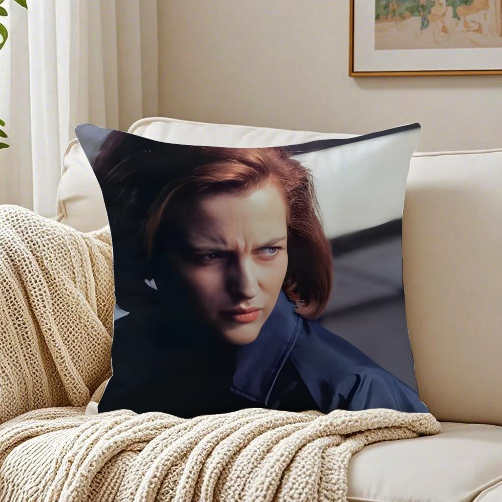 GGillian Anderson Cushion Cover Pillowcase Antidustmite living Room Sofa Decor Cushion Room