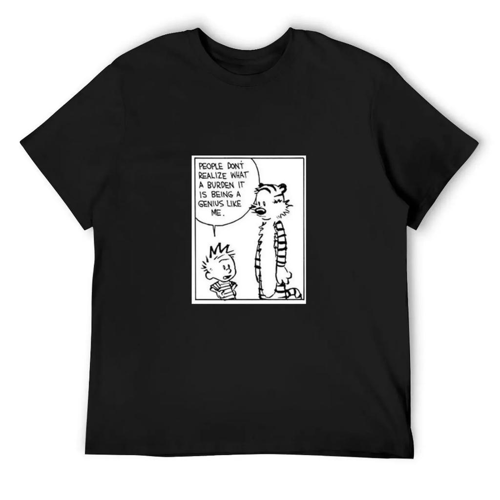 Calvin And Hobbes Funny Comic T T-Shirt Louboutins oversize t-shirts man graphic shirts man clothes shirts graphic tee men
