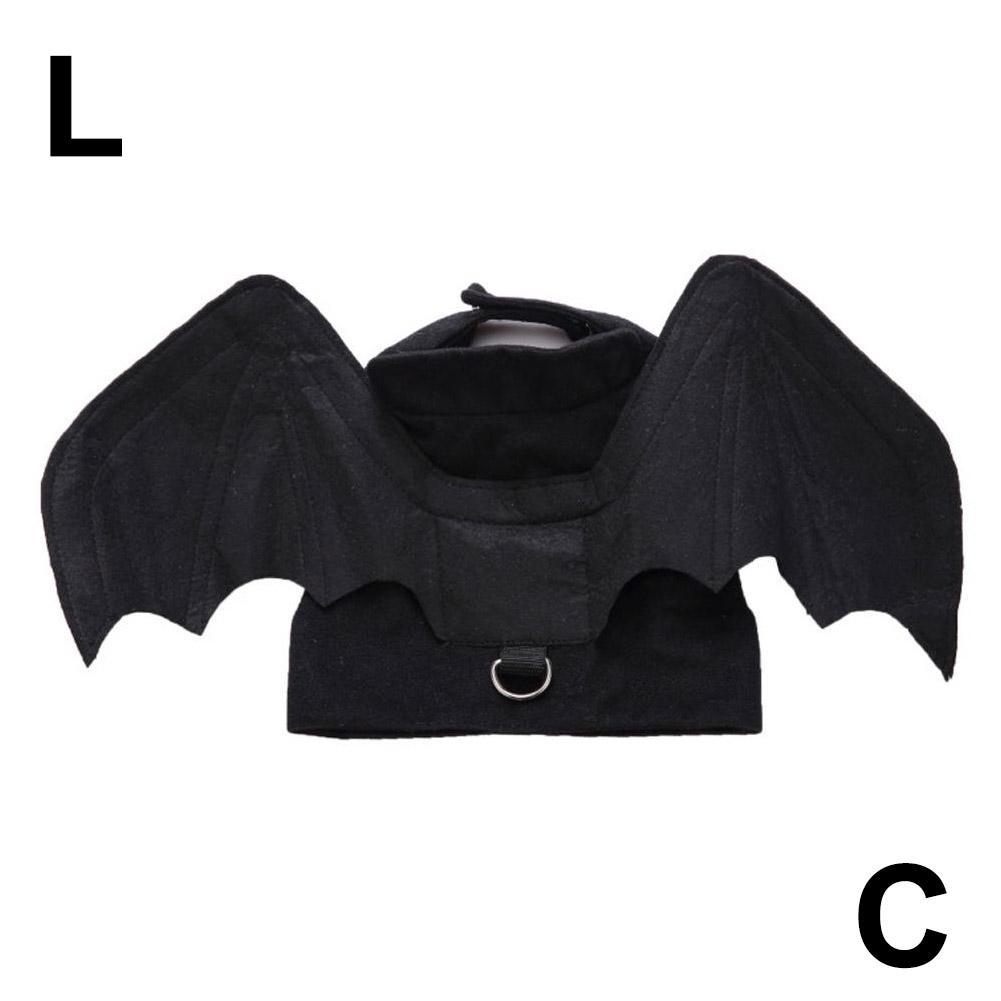 1 Stück Schwarzes Fledermaus-Haustierkostüm Mit Flügeln Niedliche Katzenkleidung Für Halloween-Party Cosplay-Outfit Für Hunde Bequem Leicht zu Tragen