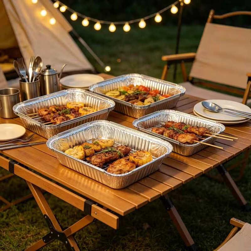 Oeny Rectangular Aluminum Foil Baking Trays