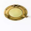 Brass Porthole Mirror Nautical Maritime Wall Decor 38.1 cm Home Office Wedding Anniversary Christmas New Year Biethday Gift