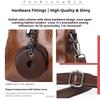 Retro European and American Style Women's Bag, Large Capacity, Soft Leather, Color-blocked, Handbag, Crossbody Bag, Commuter Bag.