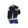 New MLB College Style Series Baseball Jacket Unisex Black 3AJPV0934-50BKS
