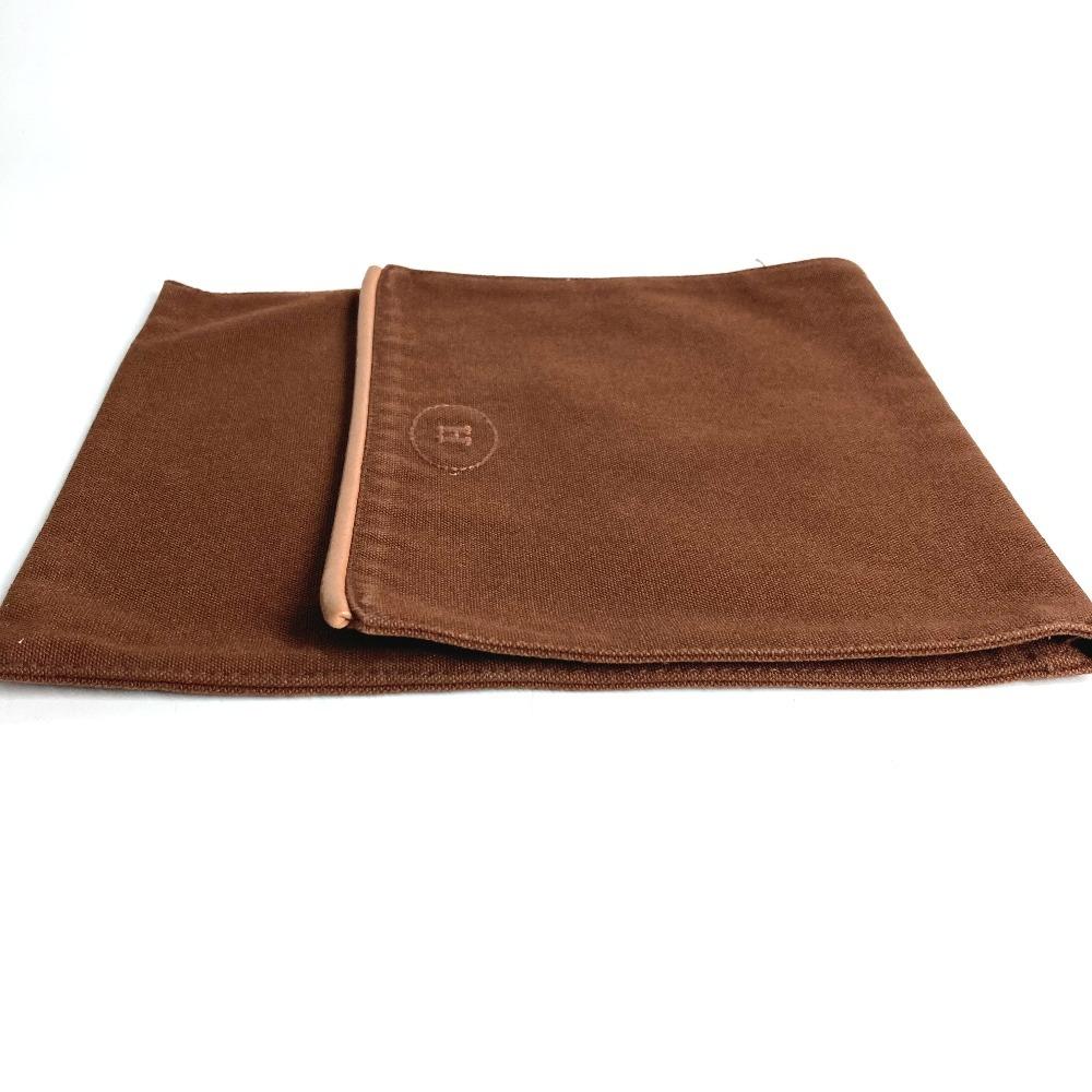 Hermes H Logo Vertical Flap Makeup Pouch Cosmetics Pouch Multi Pouch