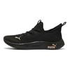 Puma Legacy Comfortable Versatile Non-Slip Wear-Resistant Low-Top Casual Running Shoes Women Sneaker Black Gold 377874-01