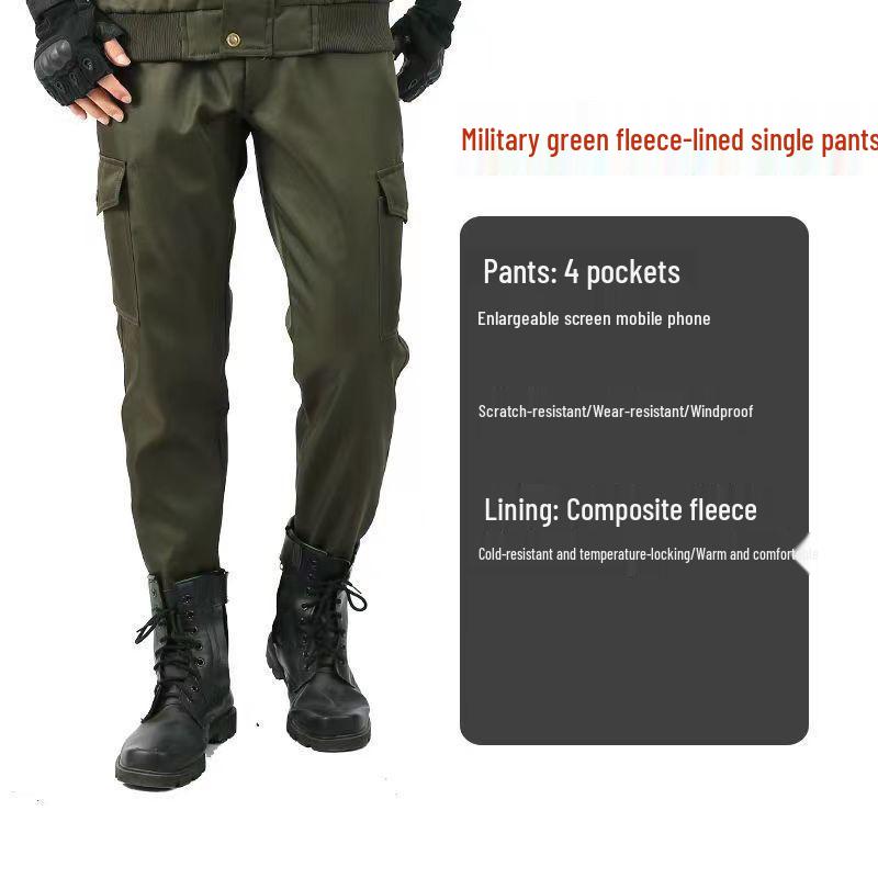 

Чоловічий робочий комплект на флісовій підкладці: Теплий, вітрозахисний та міцний для будівельників восени та взимку Size 180 (145-160 lbs)