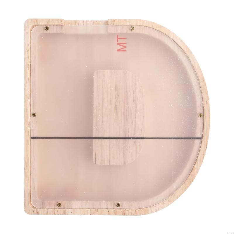 

KX4B Wooden Letter Coin Storage Box Money Saving for Case Gift