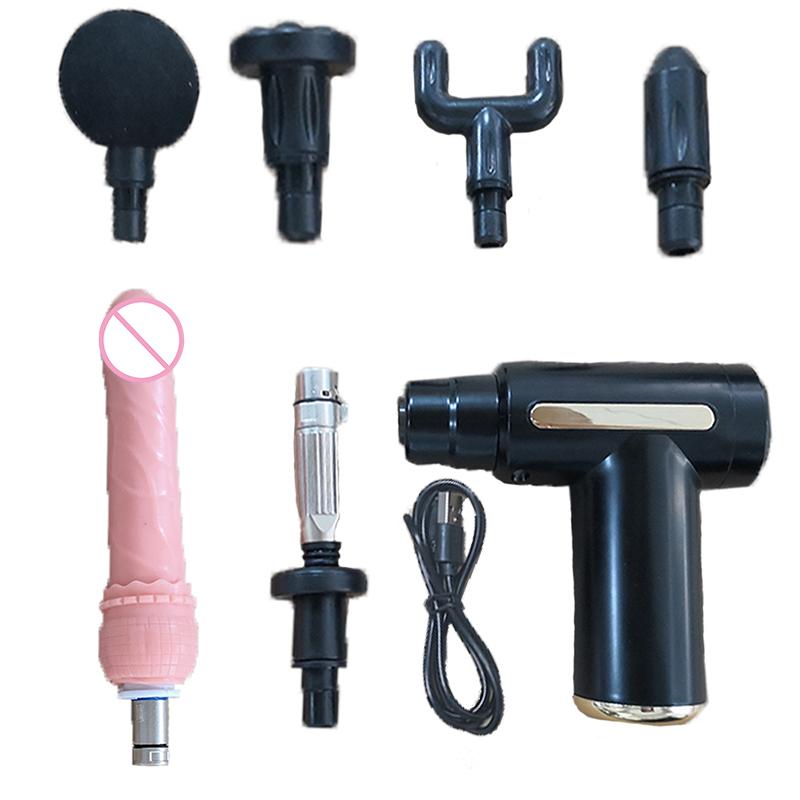 2in1 Penis Dildos Vibrators Gun Fascial Massager Adult Sexy Toysfor Woman G Spot Anal Clit Stimulator Sexy Accessories Sex Shop