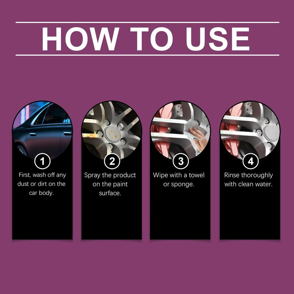 Homonth Rust Remover  for Car Metal Furniture and Tools Removes Rust and Forms Protective Layer 100ML