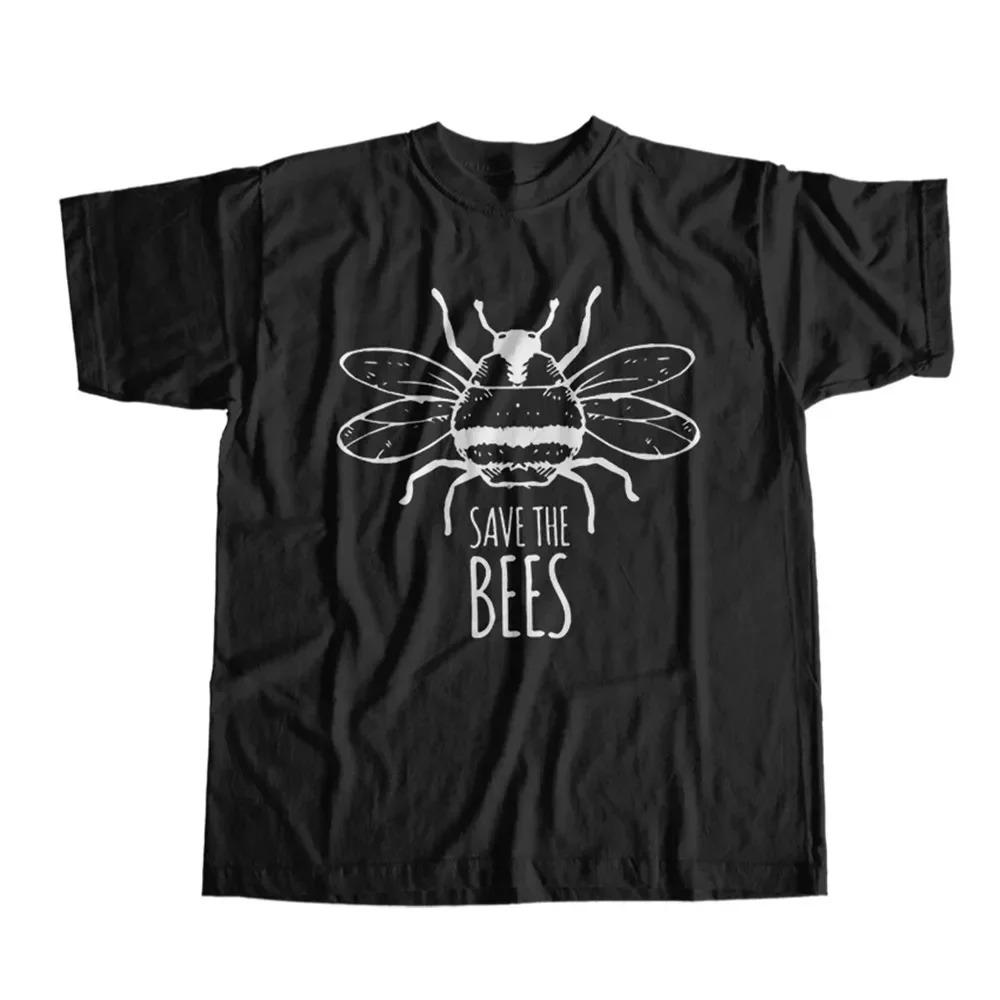 

COOLMIND Bees Print Unisex T Shirt Loose Bees Men Tshirt Cool t-shirt Men Tee Shirt BEES01 XXXXXL чёрный