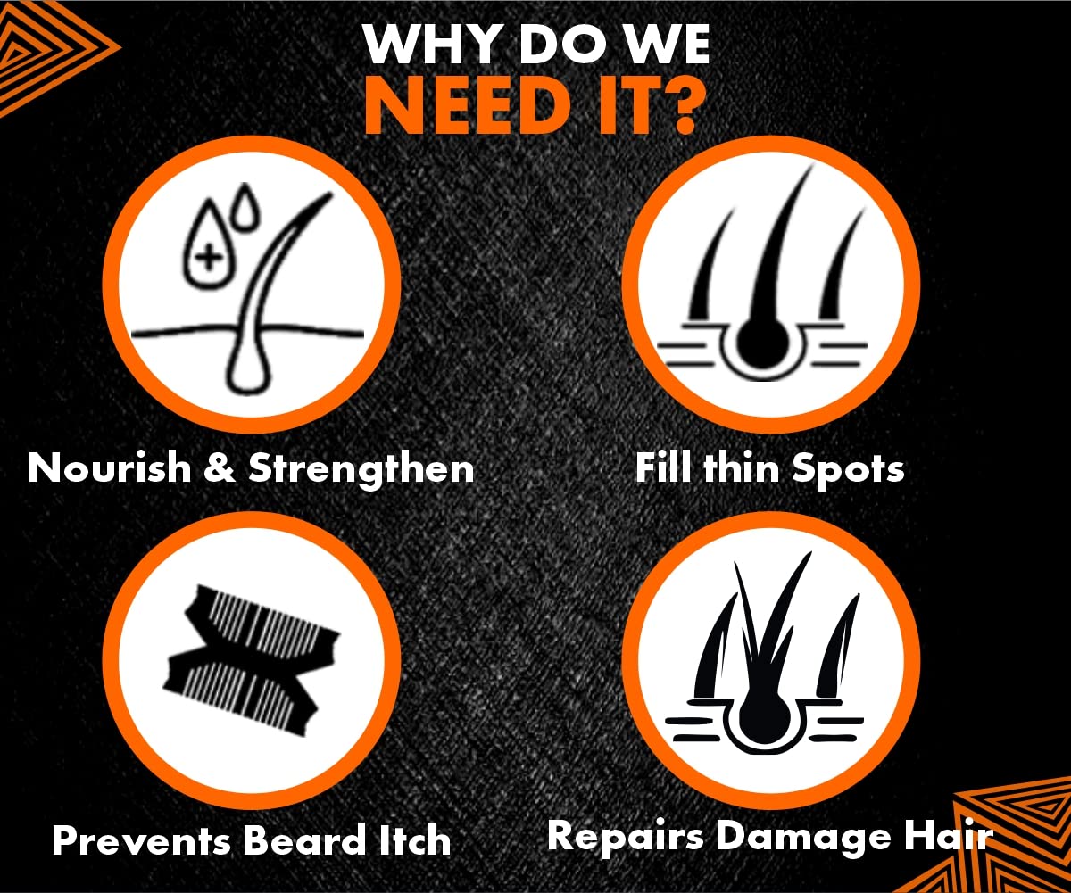 Масло для бороды UrbanGabru для роста бороды | 100% натуральный (30 мл) | Без парабенов — фото 5