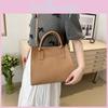 Stylish Pu Tote Bag For Women Large Capacity Shoulder Crossbody Bag Summer Fashion