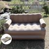 Five-in-One Outdoor Double Inflatable Sofa Bed - Portable, Durable, and Perfect for Camping or Lounging.