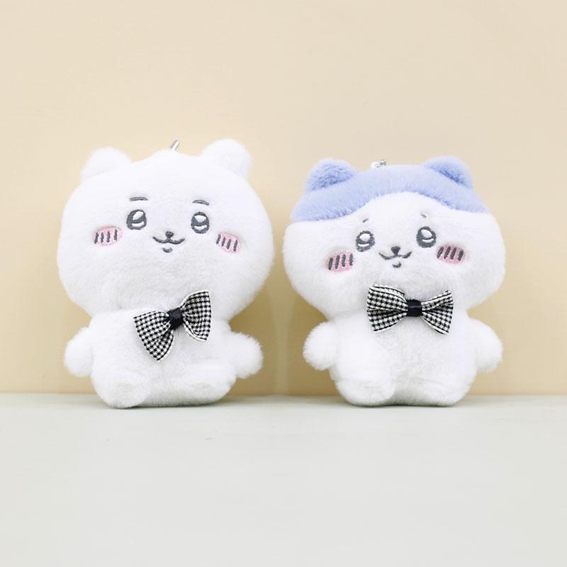 Bunny Plush Fluffy Keychain Perfect Rabbit Accessory With Pp Cotton