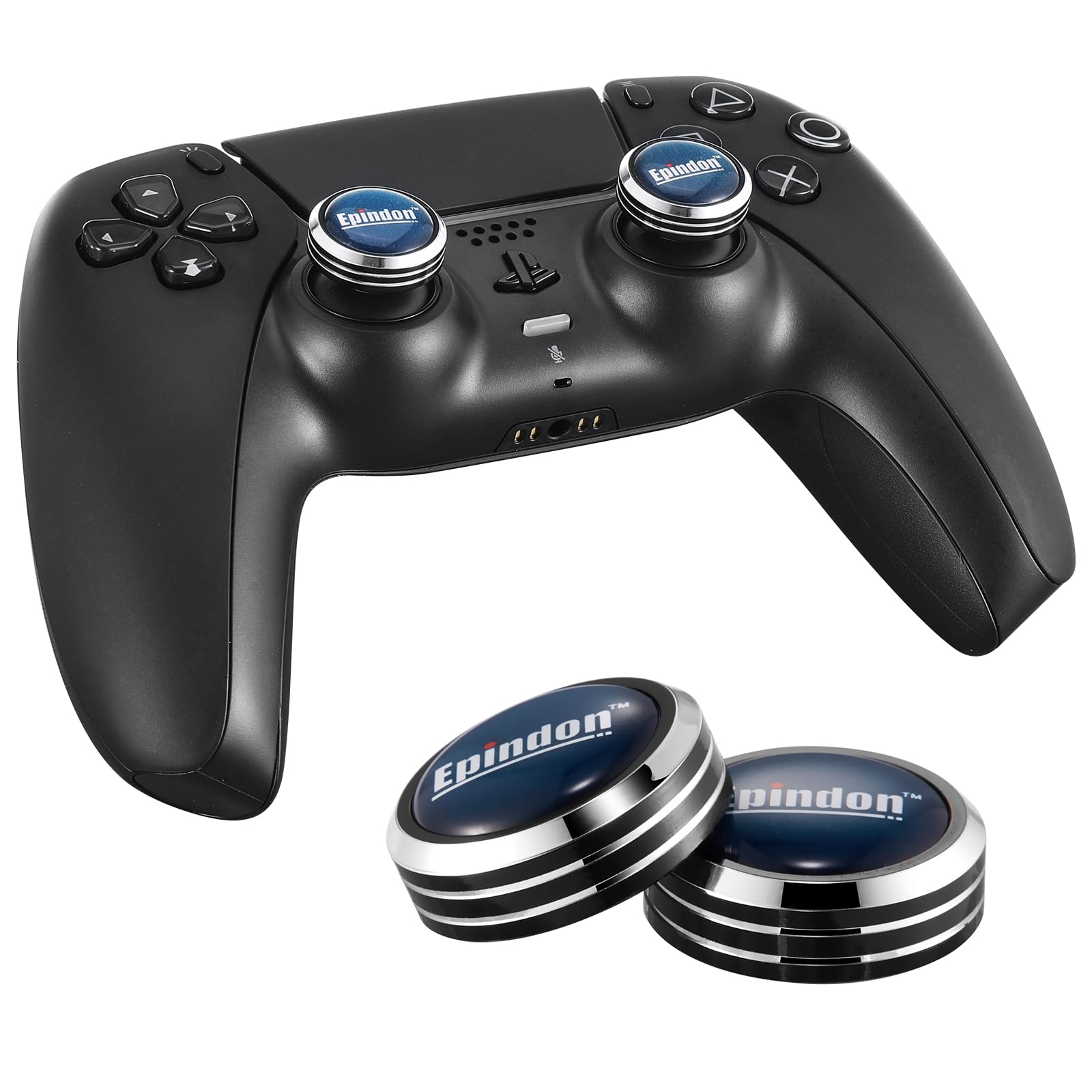 

Epindon PS5 Edge Freak Stick Button and Thumb Navy Blue DualSense/DualSense Cover, Caps, Grips,