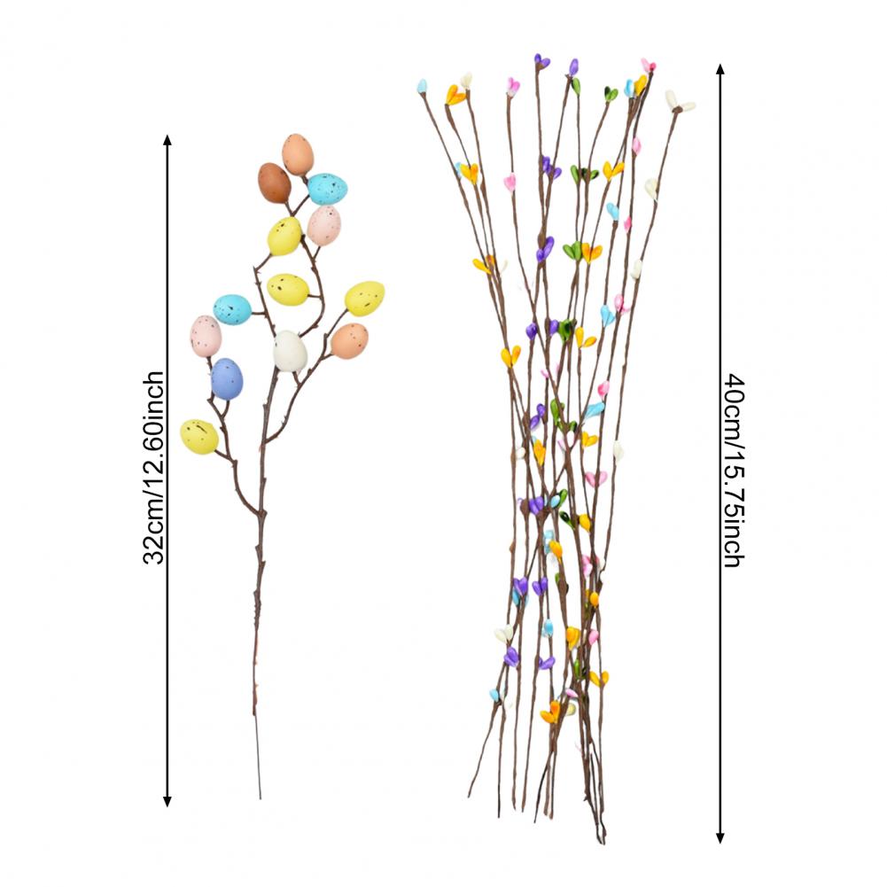 Pastel Easter Egg Decorations Easter Egg Floral Arrangement Easter Floral Arrangement Set with Artificial Egg for Decoration