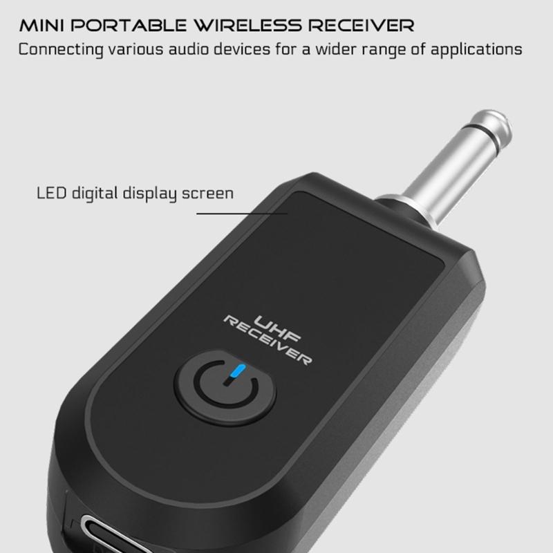 Professional UHF Wireless Microphone Converters Transmitter Receiver Wireless Mic System For Enhances Performances