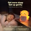 Axolotl Alarm Clock with Night Light for Kids Cute Bedroom Alarm Clock with RGB Lighting OK to Wake Clock Silicone Animal Tabletop Lamp For Teen Girls