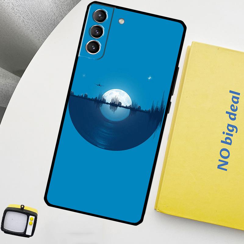 Vinyl DJ Record Art Phone Case For Samsung Galaxy S25 Ultra S21 S22 S23 S24 Ultra S9 S10 S20 Plus S25 FE Cover