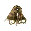 Thick Plaids Print Fringe Scarf Shawl For Women Soft Warm Winter Fashion Accessory Lightweight Warm Wrap