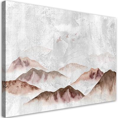 Canvas Print Birds Over the Mountains