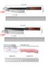 WXCOO Stainless Steel Japanese-Style Kitchen Knife Professional Damascus Chef's Knife Santoku Cleaver Fruit Slicing Knife