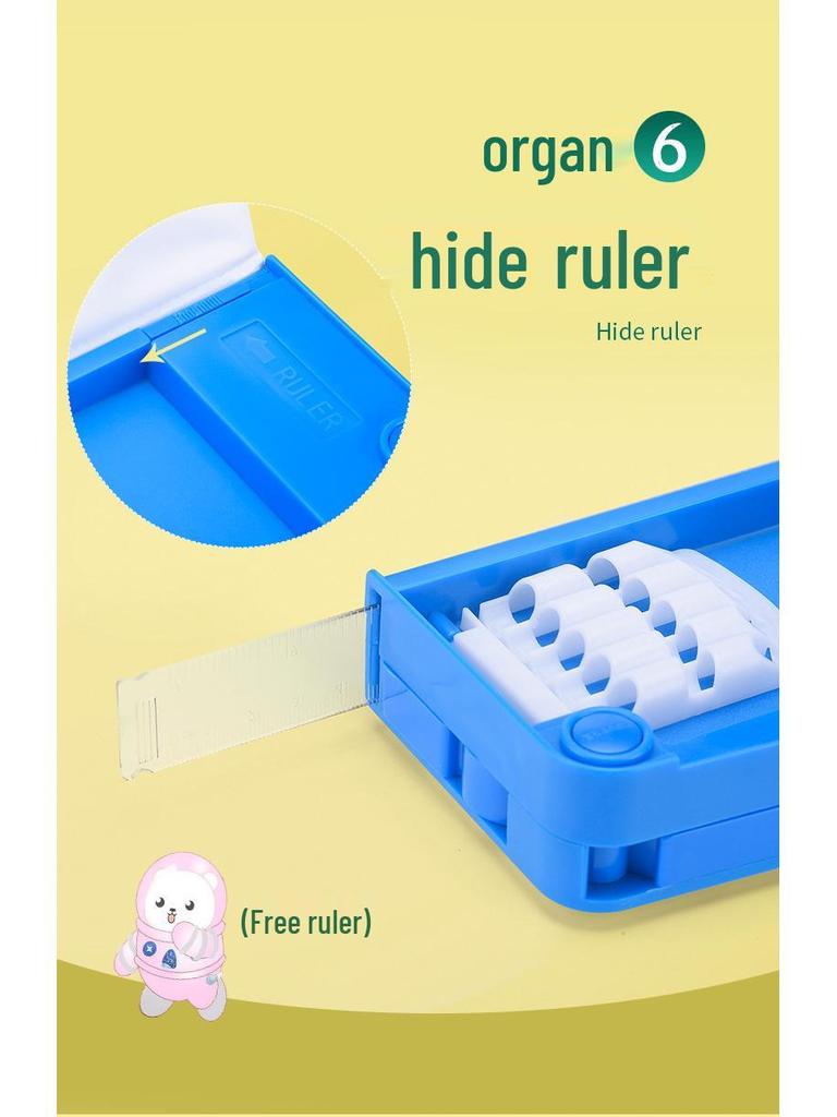 Multifunctional Large Capacity Double Layer Children's Pencil Case for Boys and Girls - Cute Plastic Box