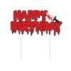 Halloween Bloody Horror Party Arrangement Bloody Handprint Birthday Flag Honeycomb Ornament Set