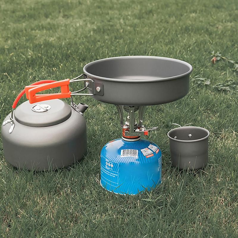 Camping Accessories Gas Cooker Portable Outdoor Camping Ultra Light Picnic Cooking Camp Stove Survival Furnace