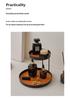 Cosmetics Storage Box Aroma Diffuser Tray: Key, Perfume, and Iron Rack for Dressing Table, Entrance, or Washstand