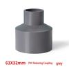 PVC Water Pipe Reducer Connector for Varied Diameters: 20, 25, 32, 40, 50, 63, 75mm