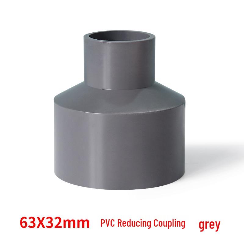 PVC Water Pipe Reducer Connector for Varied Diameters: 20, 25, 32, 40, 50, 63, 75mm
