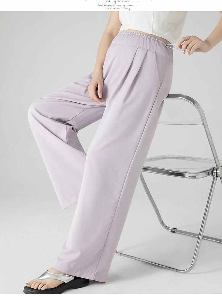 Spring/Summer 2026 Korean Style Maternity Wide-Leg Pants - Casual and Comfortable