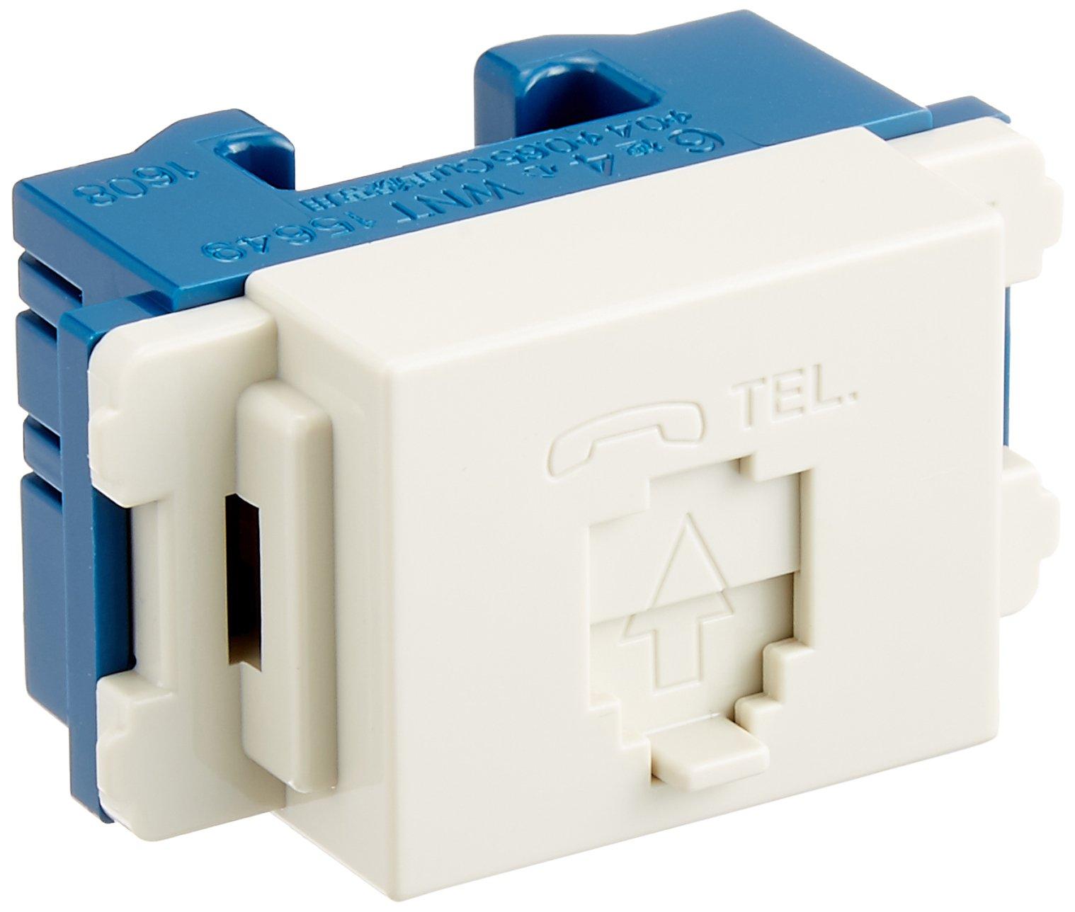

Panasonic Embedded telephone modular jack 6 poles 4 cores WNT15649 10 pieces