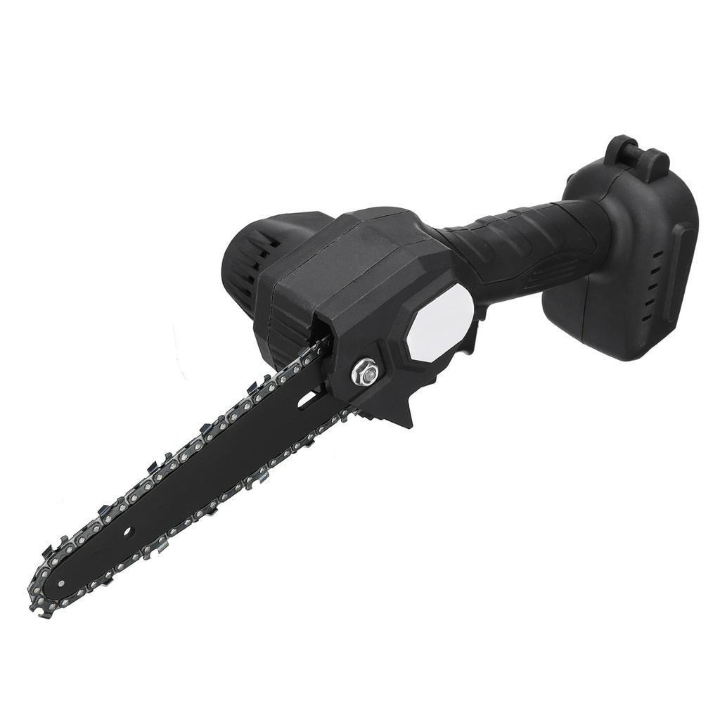6 Inches 88V 1200W Mini Electric Chain Saw With Rechargeable Battery Woodworking Pruning One-handed Garden Logging Power Tool
