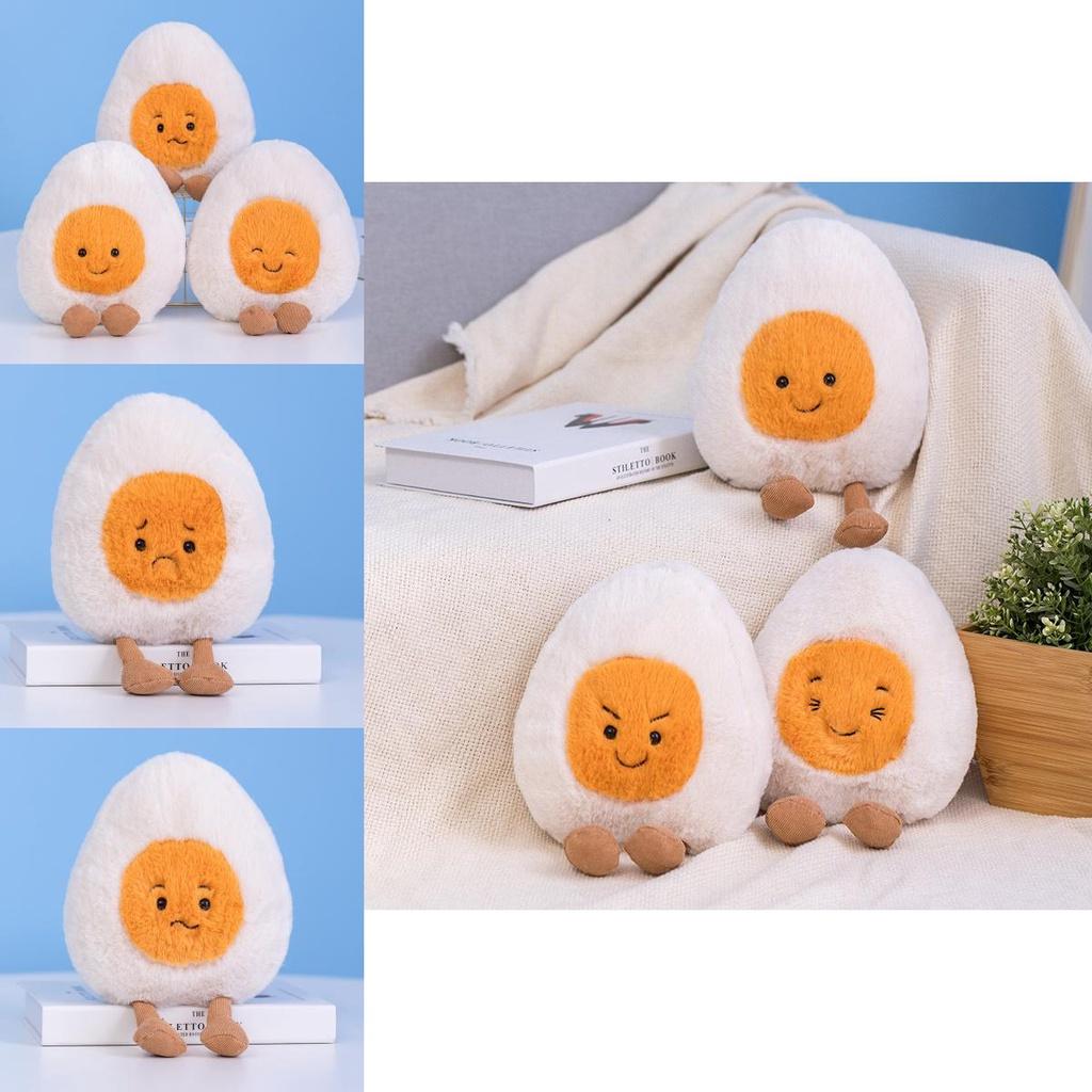 Cute Boiled Egg Plush Toy Egg Family Dolls For Fun And Comfort