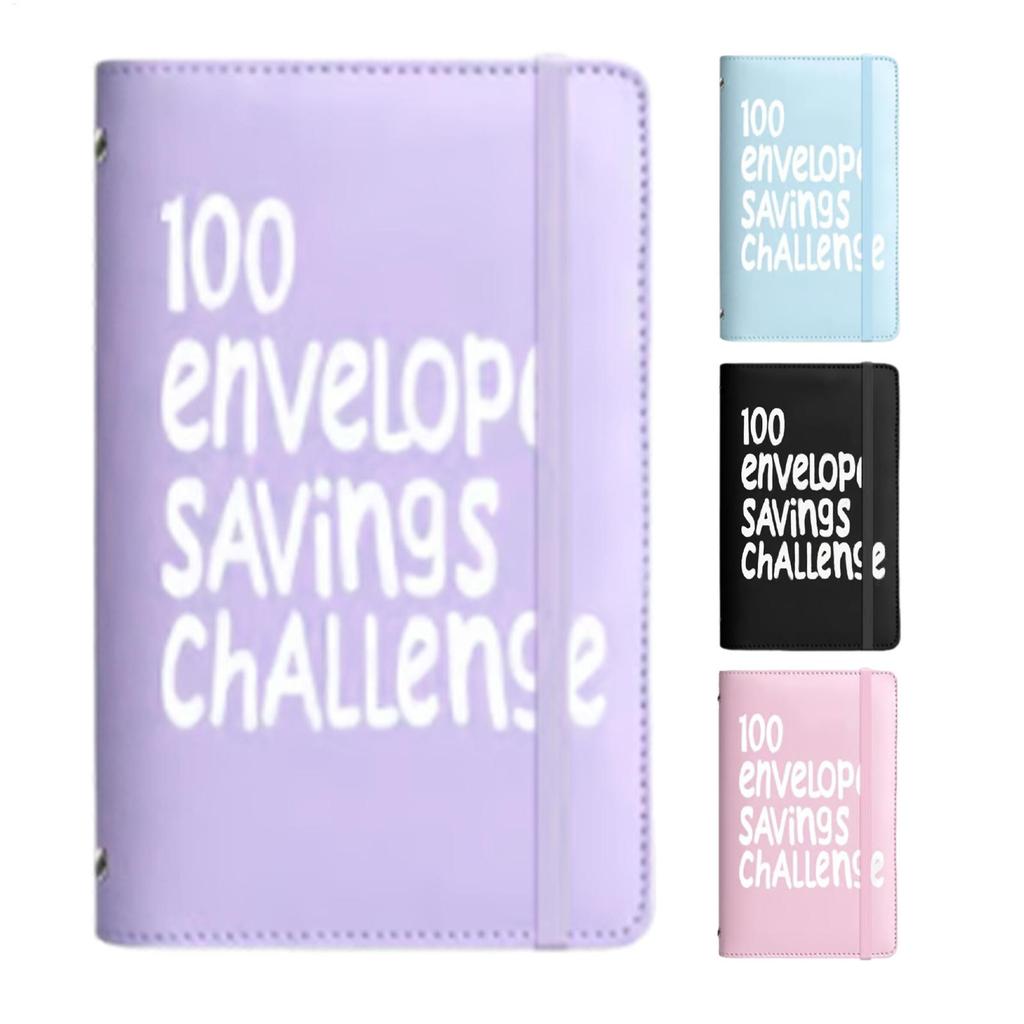 100 Days Envelope Challenge Binder Save Savings Challenges Loose-Leaf Binder Budget Binder With Cash Envelopes Money Organizer