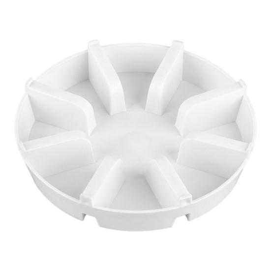 Поддон для цветочного горшка 5 дюймов 6 дюймов 7 дюймов Круглый Цветочный S белый